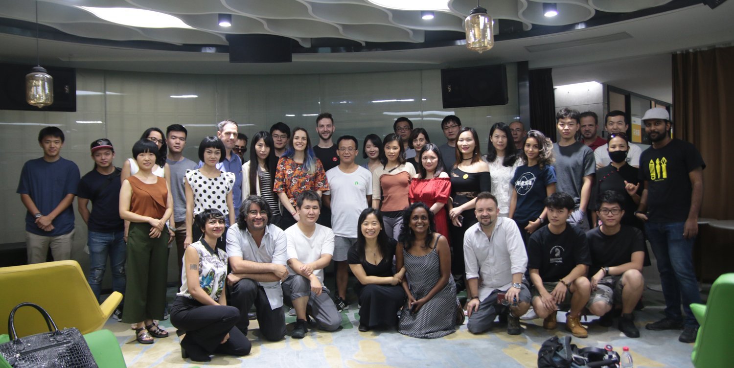 Designers gathered for a Madrasters community meetup in Shenzhen